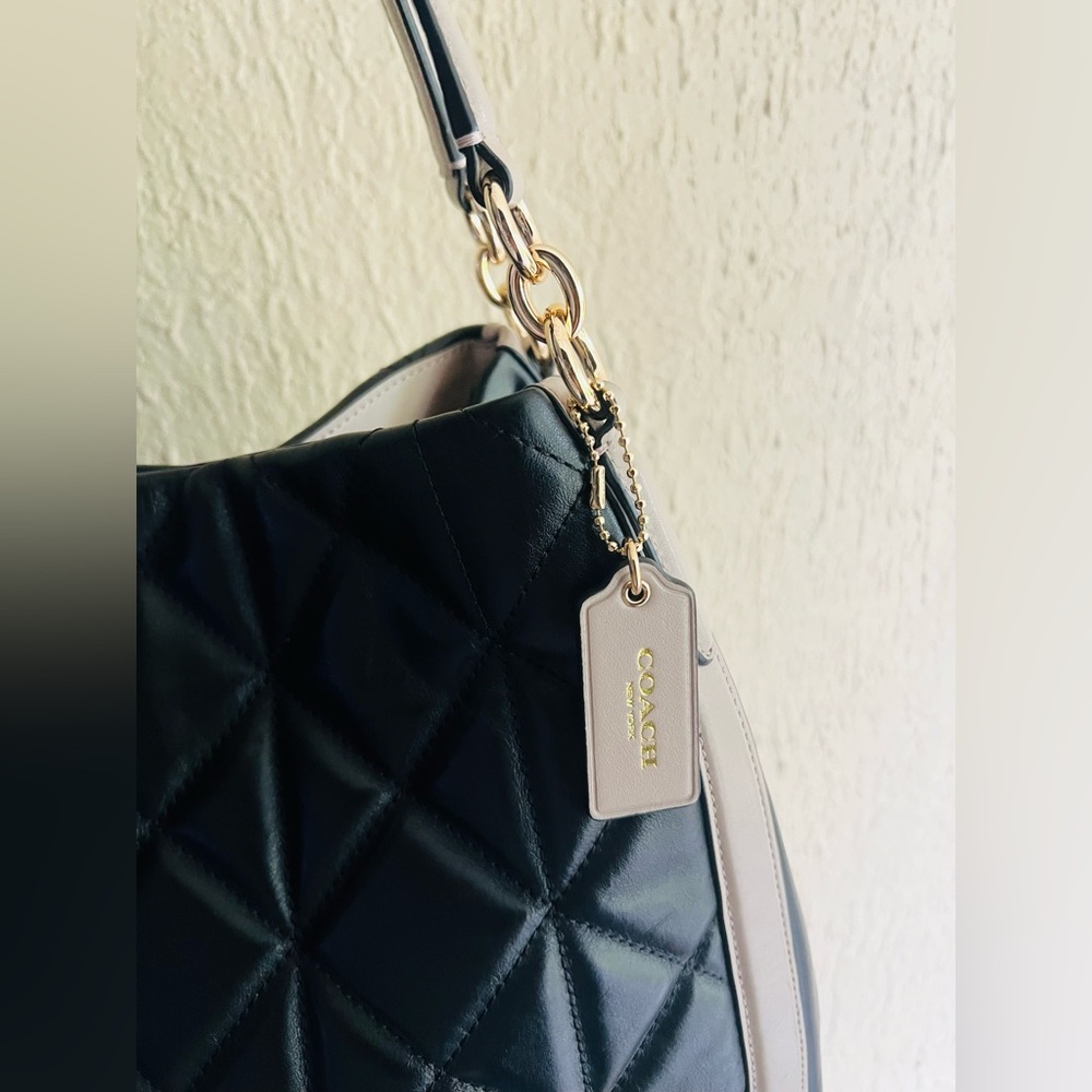 Coach Phoebe Quilted Leather Shoulder Bag - Picture 6 of 13